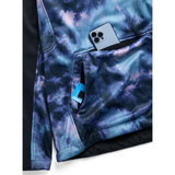 Burton Burton Men's Crown Weatherproof Riding Pullover Hoodie - Crystal Dye/True Black Crystal Dye/True Black M Mens Pullover Hoodies