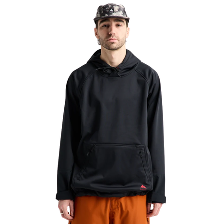 Burton Burton Men's Crown Weatherproof Riding Pullover Hoodie - True Black True Black M Mens Pullover Hoodies