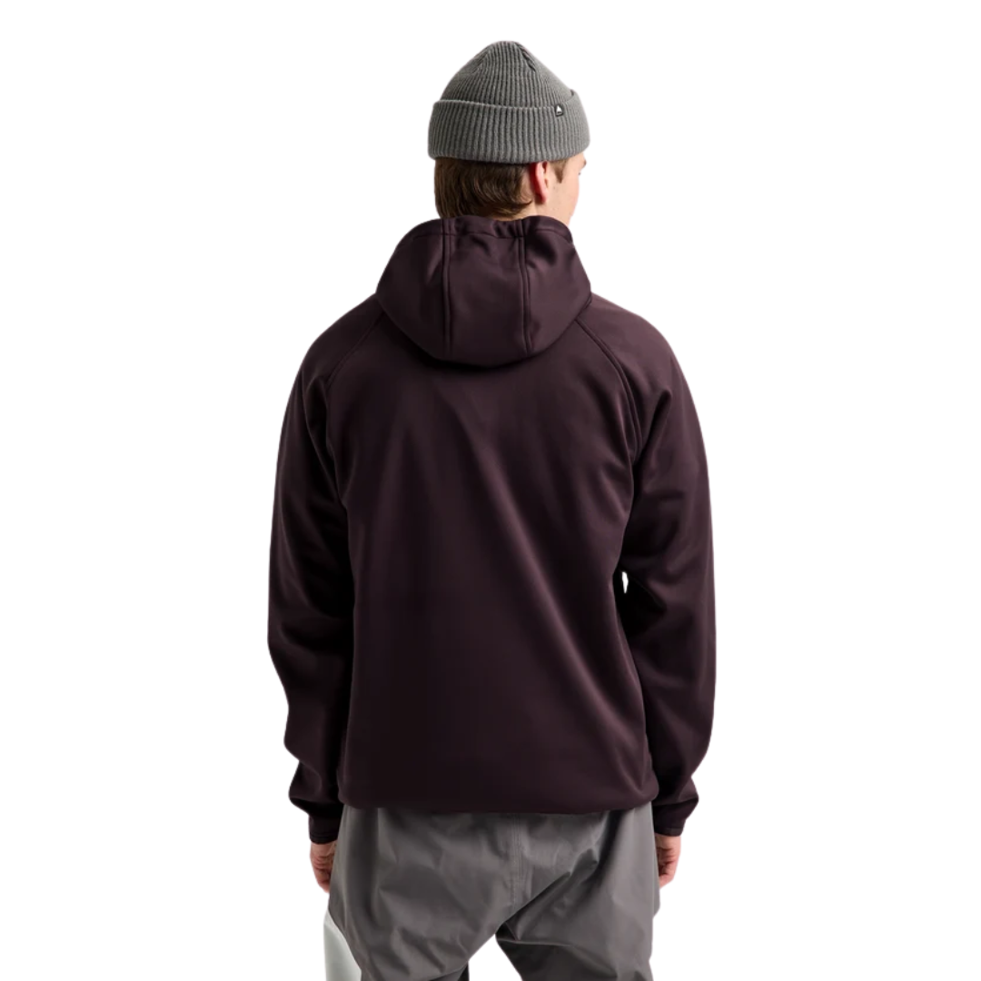 Burton Burton Men's Crown Weatherproof Pullover Fleece - Bear Hug Brown Bear Hug Brown M Mens Pullover Hoodies
