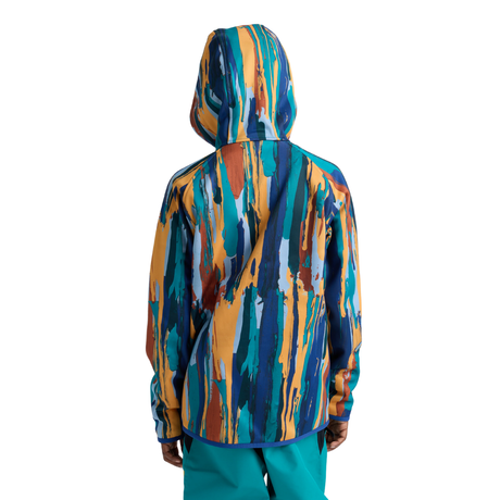 Burton Burton Kids' Burton Crown Weatherproof Full-Zip Fleece - Paint Stripe Paint Stripe XS Youth Boys (8-12) Hoodies