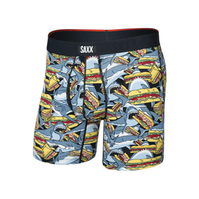 Saxx Saxx Men's Vibe XTRA Boxer Brief Fly - SHARK SUB-GREY SHARK SUB-GREY S Mens Boxer Brief Underwear