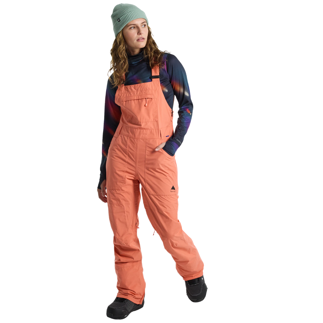Burton Women's Avalon GORE-TEX 2L Bib Pants- Peach Echo