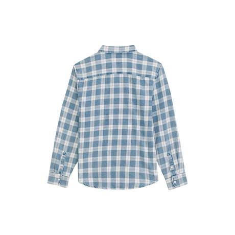 Vans Vans Men's Lawson Vintage Indigo LS Shirt - Bleach Indigo Bleach Indigo M Mens Long Sleeve T-Shirts