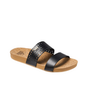 Reef Reef Women CUSHION VISTA PERF Women Black/Tan 6 Womens Slip on Sandals 5 to 11