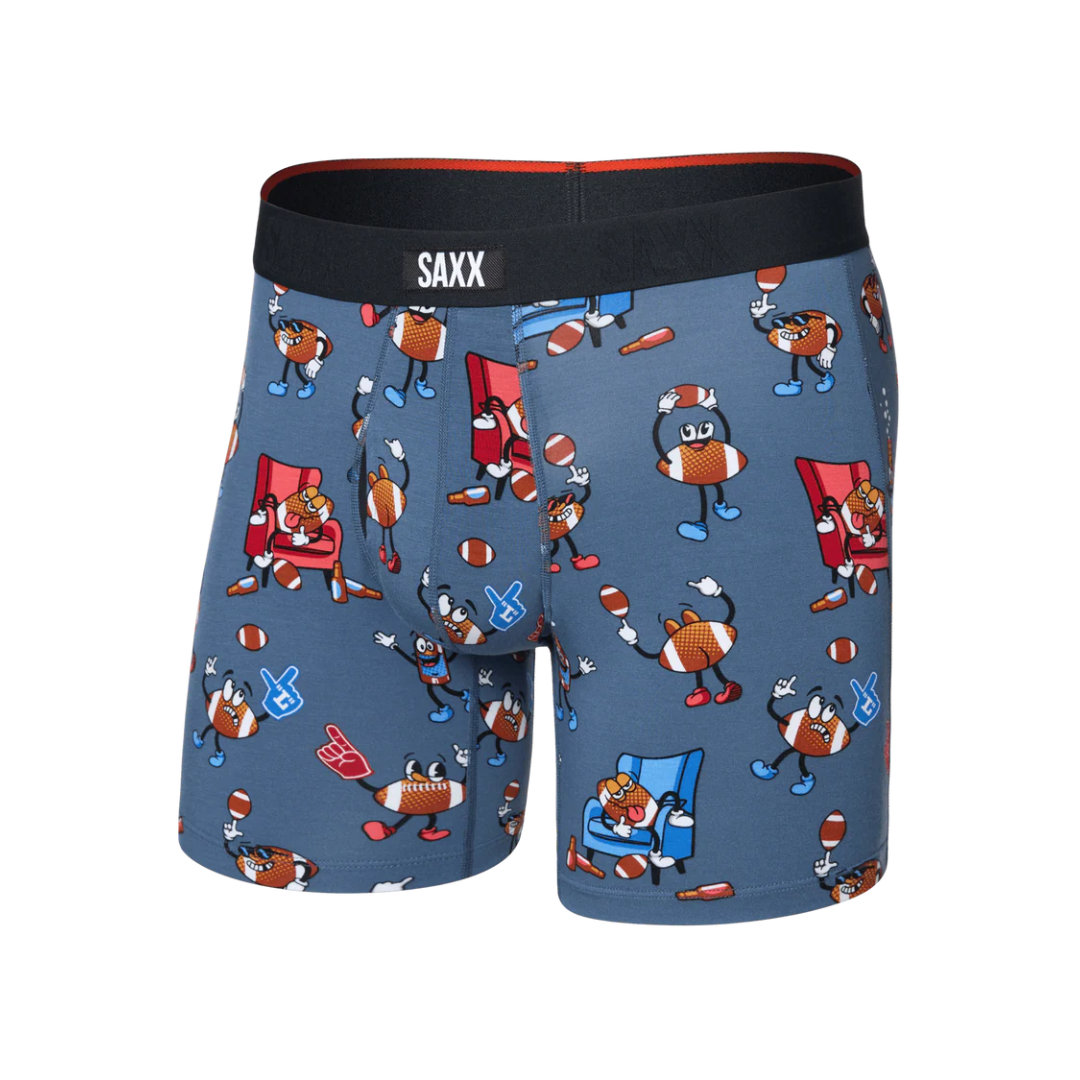 Saxx Men's Vibe XTRA Boxer Brief Fly - GAME DAY-TWILIGHT