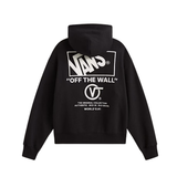 Vans Vans Men's Stacked HI Pullover - Black-White Black-White M Mens Pullover Hoodies
