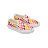 Vans Kids Classic Slip On Shoes - Retro Rainbow Checkerboard