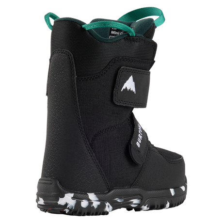 Burton Burton Kids' Kids' Mini Grom Snowboard Boots Boots - Black Black 7C Youth Boys Snowboard Boots 7T to 13T and 1 to 6 US size