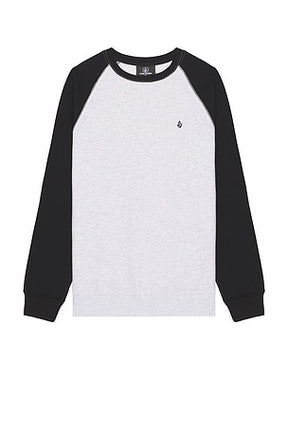 Volcom Volcom Men's Homak Crew Bone Heather S Mens Crew Sweatshirt
