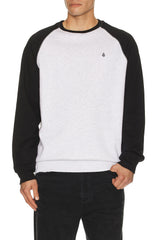Volcom Volcom Men's Homak Crew Bone Heather S Mens Crew Sweatshirt