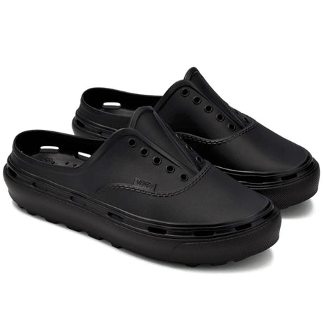 Vans Van's Unisex Authentic Mule FF - Black Black 9/10.5 Unisex Skate Shoes 6 to 18