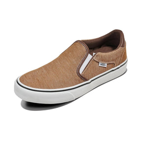 Vans Vans Men's Asher Deluxe Shoes - Washed Chipmunk Washed Chipmunk 8 Mens Skate Shoes 6 to 18