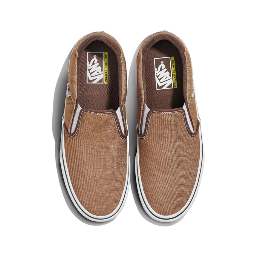 Vans Vans Men's Asher Deluxe Shoes - Washed Chipmunk Washed Chipmunk 8 Mens Skate Shoes 6 to 18