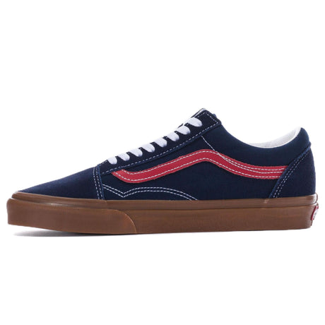 Vans Vans Men's Old Skool Blue Coral/True White 7 Mens Skate Shoes 6 to 18