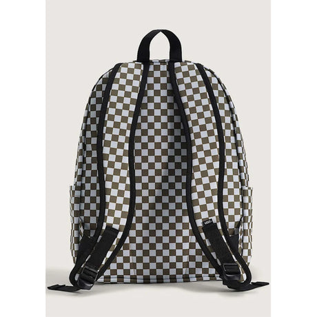 Vans Vans Old Skool Check Backpack Black/Charcoal One Size Bags School Backpack