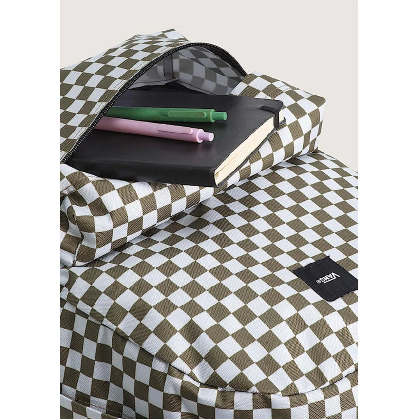 Vans Vans Old Skool Check Backpack Black/Charcoal One Size Bags School Backpack
