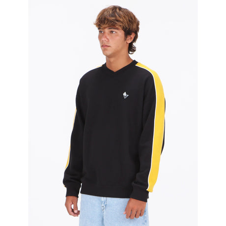 Volcom Volcom Men's Flying Hi Crew - Antique Black Antique Black M Mens Crew Sweatshirt