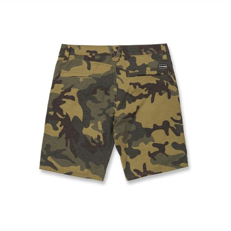 Volcom Volcom Men's Mix Fricking Cross Shred 20" Hybrid Shorts Covert Green 30 Mens Hybrid Land and Sea Shorts