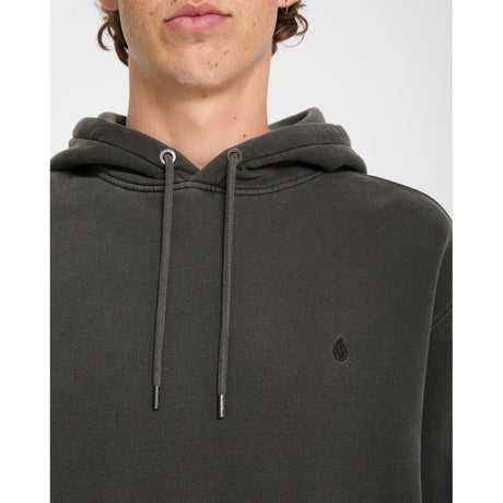 Volcom Volcom Men's Single Stone PW Pullover - Rinsed Black Rinsed Black S Mens Pullover Hoodies