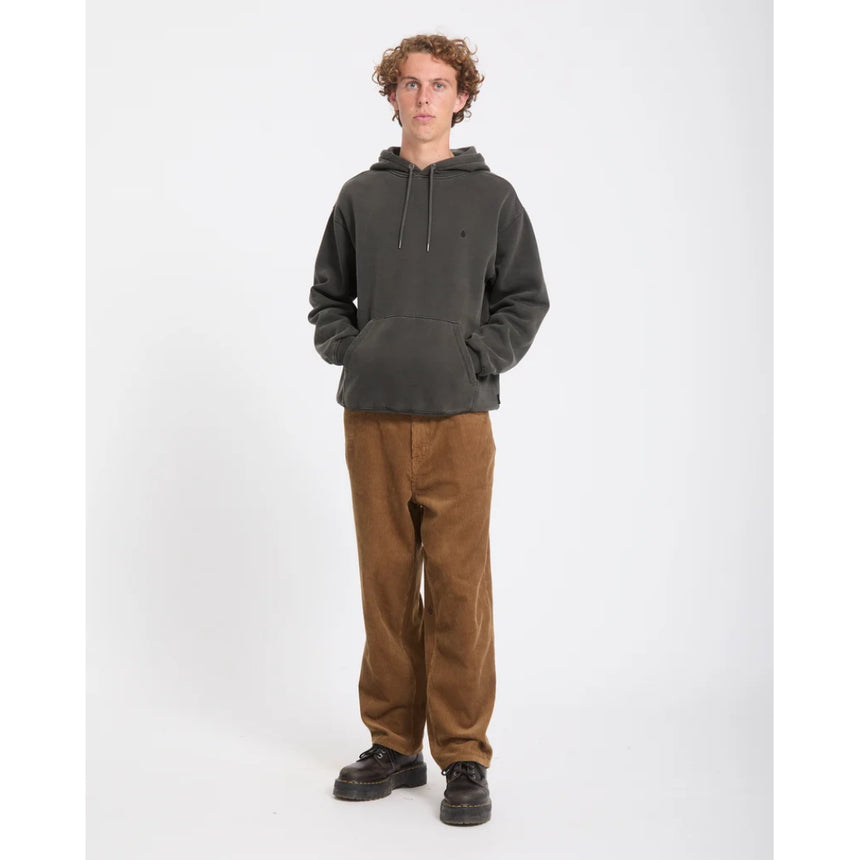 Volcom Volcom Men's Single Stone PW Pullover - Rinsed Black Rinsed Black S Mens Pullover Hoodies
