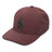 Volcom Volcom Men's Stone Tech Flexfit Delta Hat - Burgundy Burgundy S/M Mens Hats Flat Brim