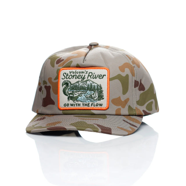 Volcom Volcom Men's Stoney River Hat - Khaki Khaki ONESZ Mens Hats Flat Brim