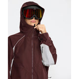 Volcom Women's Stone Smokeshow 20K Jacket - Oxblood