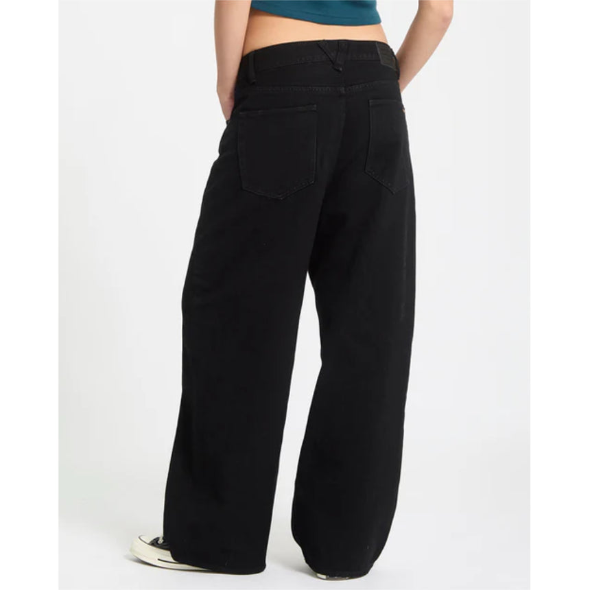 Volcom Volcom Women's Stoned BF Lowrise Pants Black Out 25 Womens Pants and Jeans