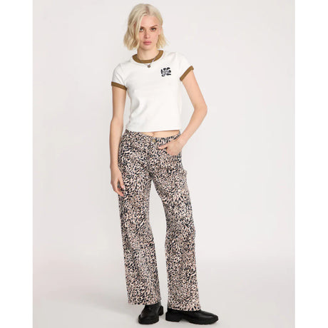 Volcom Volcom Women's Stoned BF Lowrise Pants Black Out 25 Womens Pants and Jeans