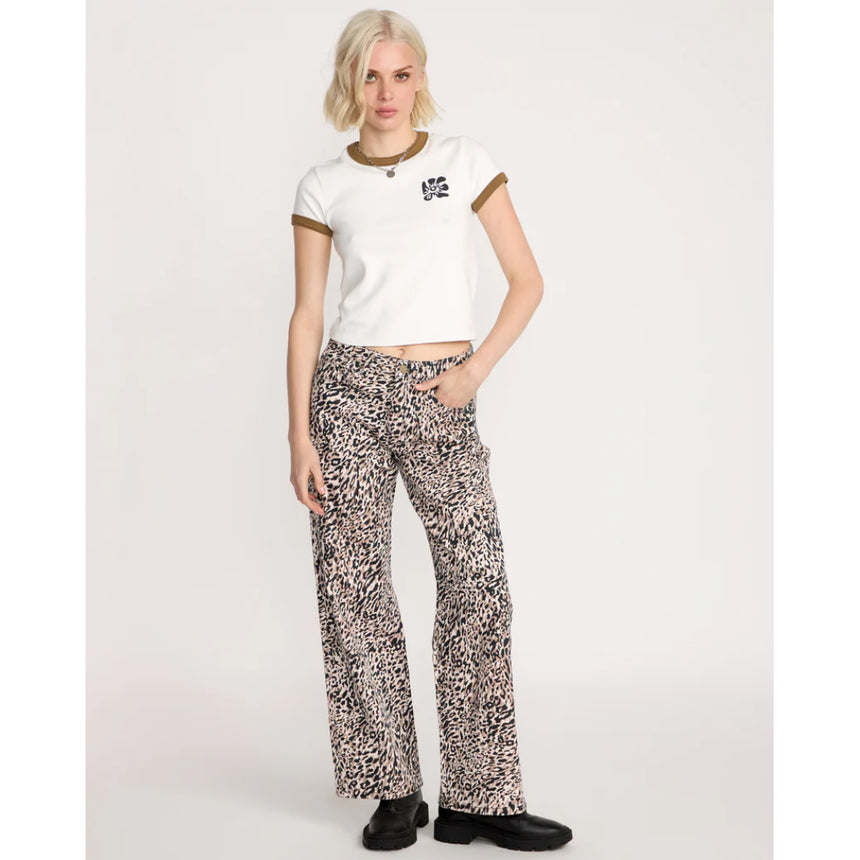 Volcom Volcom Women's Stoned BF Lowrise Pants Black Out 25 Womens Pants and Jeans