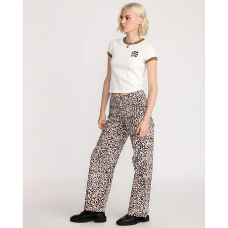Volcom Volcom Women's Stoned BF Lowrise Pants Black Out 25 Womens Pants and Jeans