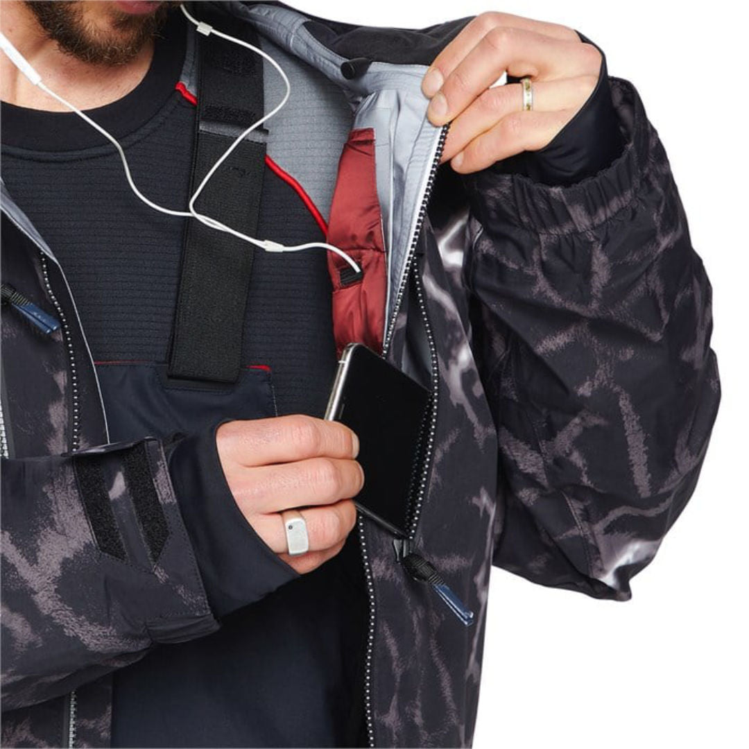 Volcom Men's TDS Inf Gore-Tex Jacket - Black Giraffe
