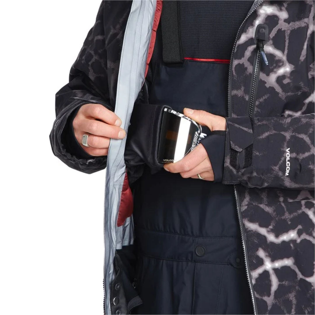 Volcom Men's TDS Inf Gore-Tex Jacket - Black Giraffe