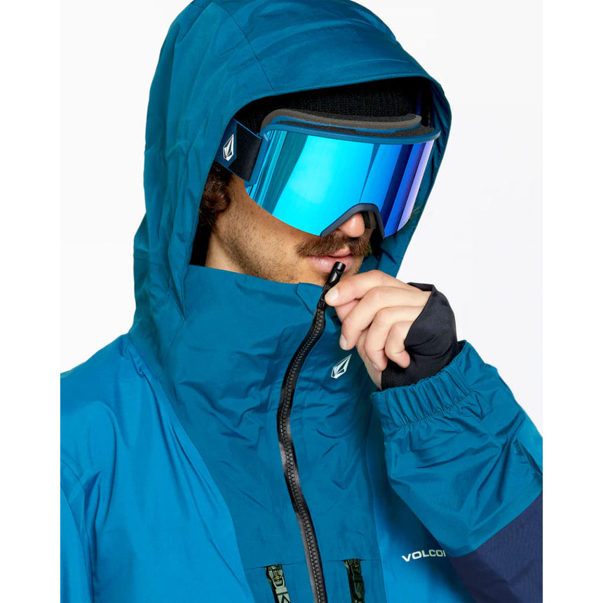 Volcom Men's TDS Inf Gore-Tex Jacket - Light Blue