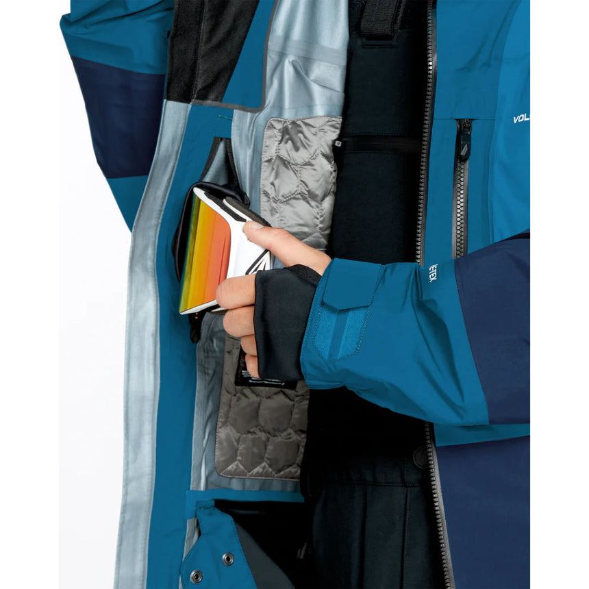 Volcom Men's TDS Inf Gore-Tex Jacket - Light Blue