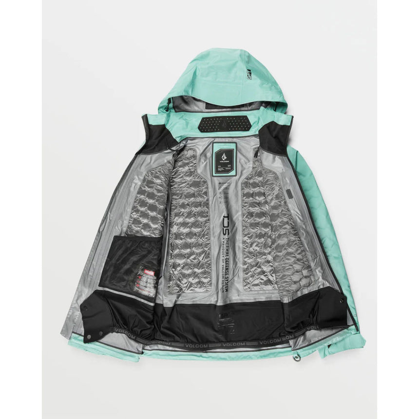 Chaqueta Volcom KOA TDS INF Gore-Tex para mujer - Wasabi