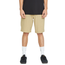 Volcom Men's Frickin Cross Shred Static 20" Hybrid Shorts - Dark Khaki