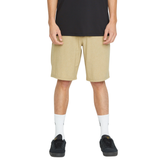 Volcom Men's Frickin Cross Shred Static 20" Hybrid Shorts - Dark Khaki