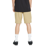 Volcom Men's Frickin Cross Shred Static 20" Hybrid Shorts - Dark Khaki