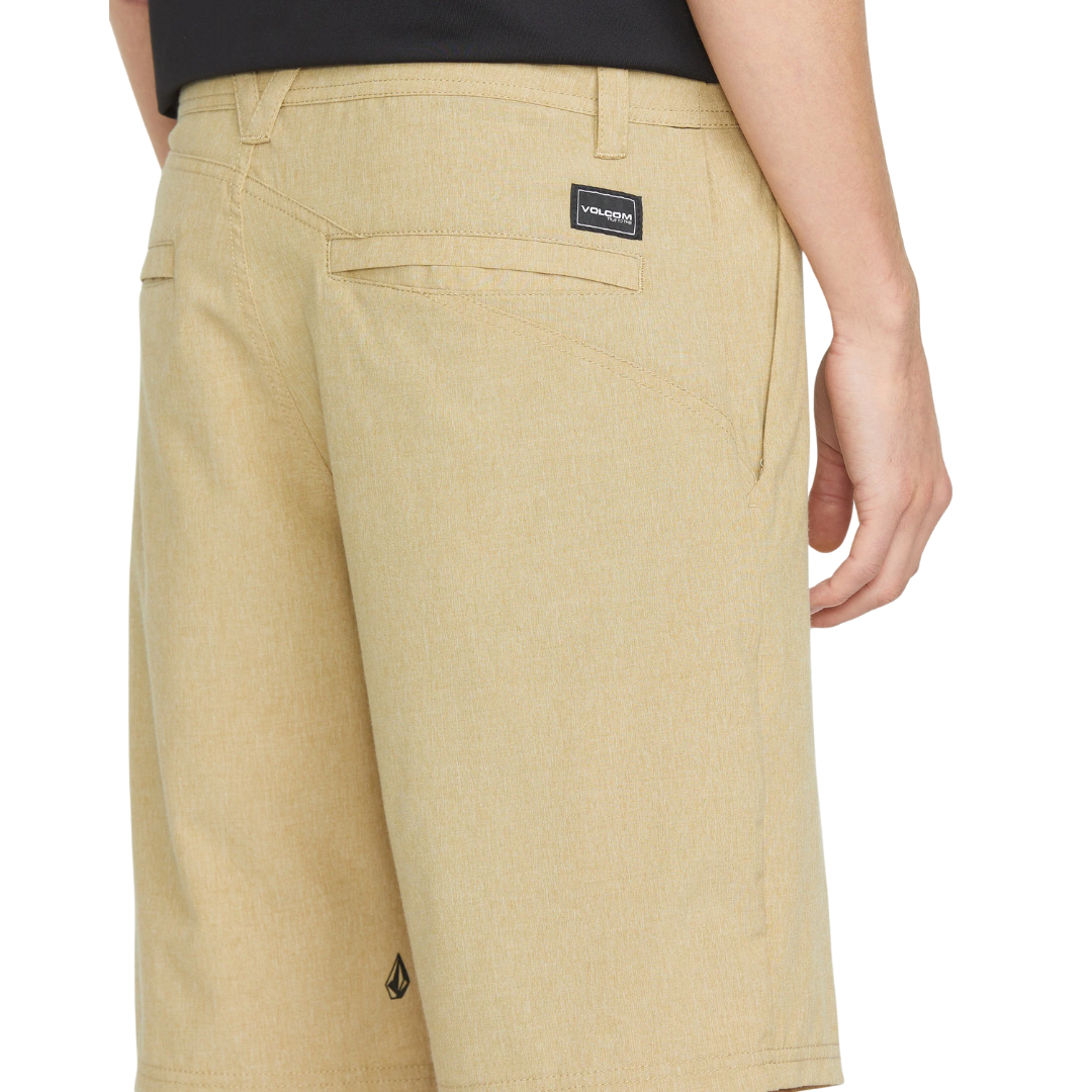 Volcom Men's Frickin Cross Shred Static 20" Hybrid Shorts - Dark Khaki