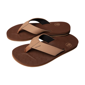 Volcom Volcom Men's Victor Sandals - Brown Khaki BRKHAKI 9 Mens Sandals Flip Flop 5 to 11