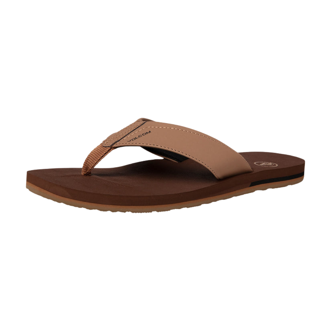 Volcom Men's Victor Sandals - Brown Khaki