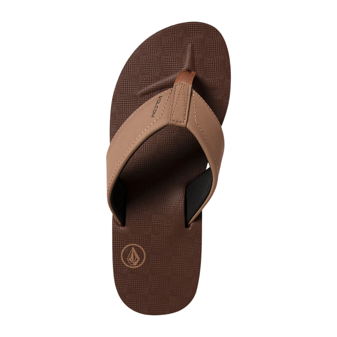 Volcom Men's Victor Sandals - Brown Khaki