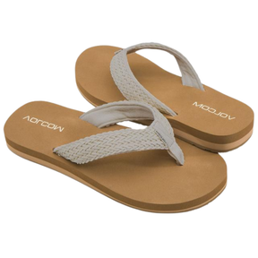 Volcom Volcom Women's Oasis Sandal - Cream Cream 7 Womens Sandals Flip Flop 5 to 11