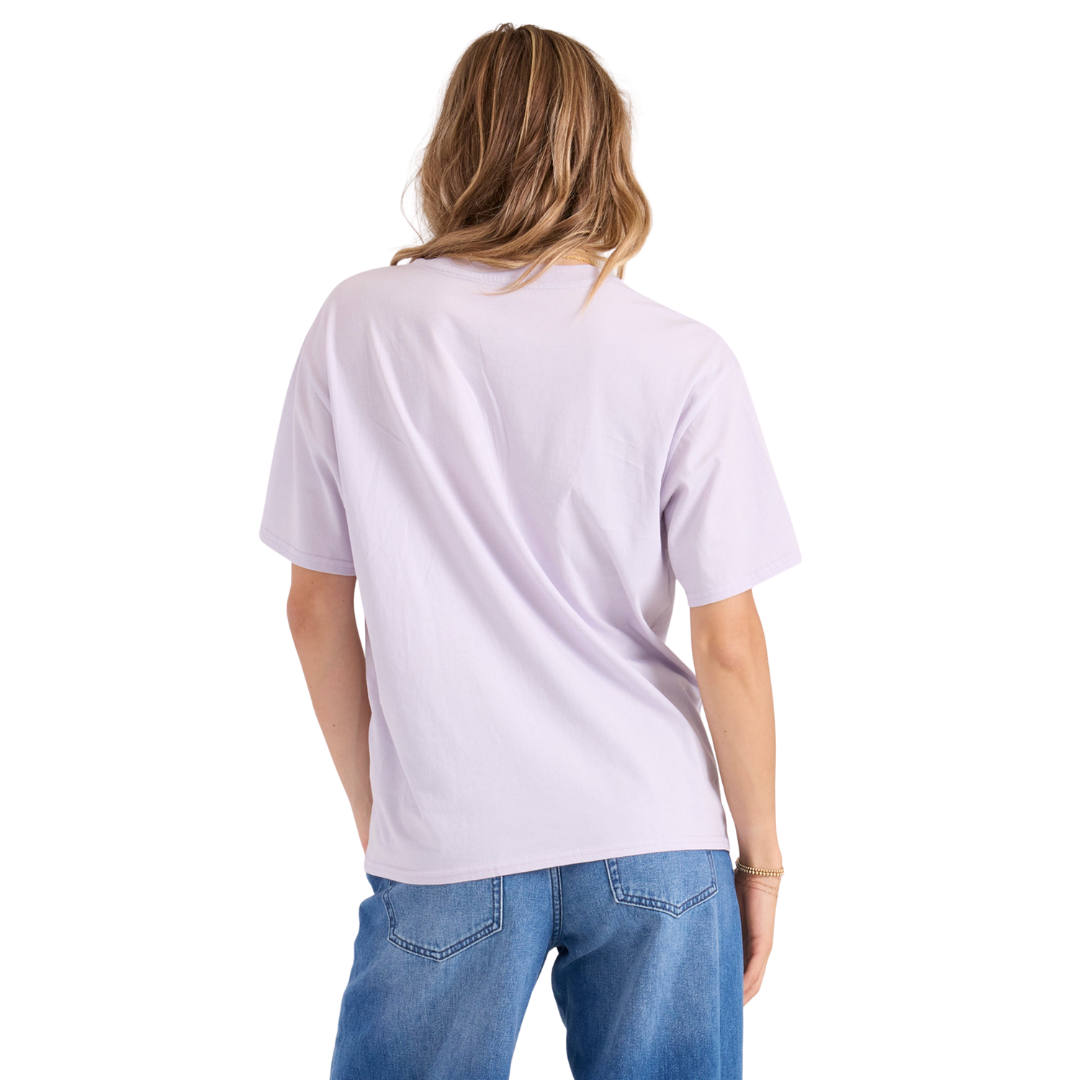 Volcom Women's Burnout BF Tee - Dusty Lavender