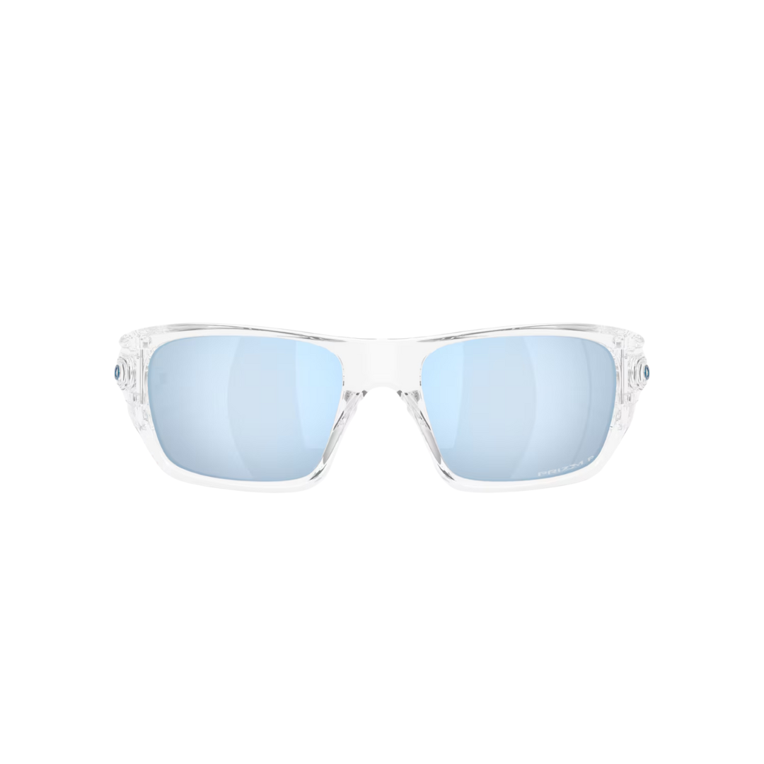 Oakley Masseter - Transparente pulido con lentes polarizadas PRIZM Deep Water