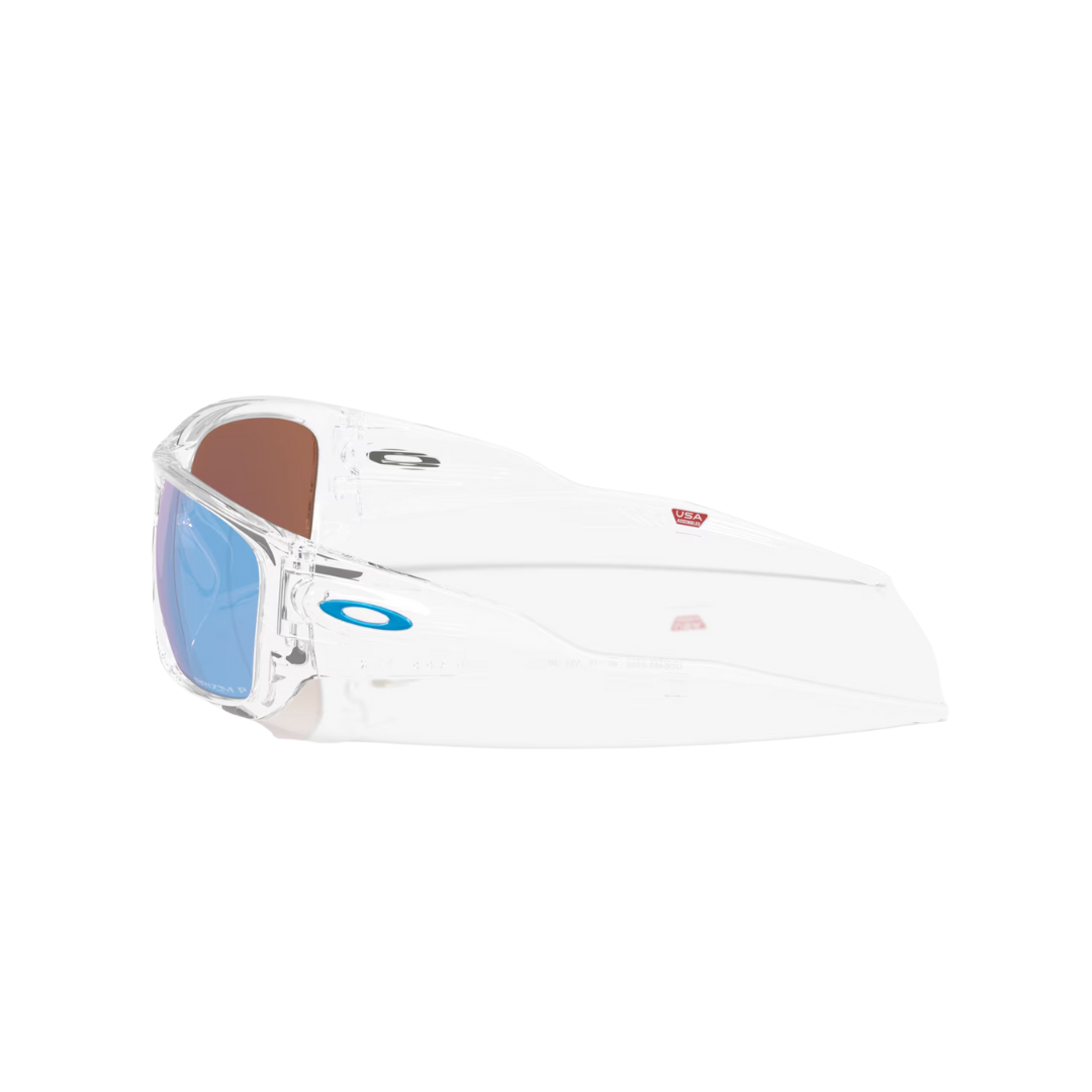 Oakley Masseter - Transparente pulido con lentes polarizadas PRIZM Deep Water