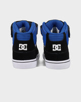 DC Youth Pure Hi Top EV Shoes - Blue/Black/White