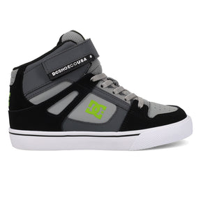 DC DC Youth Hi Top Ev Shoes Gray/Black Gray/Black 1 Youth Boys Skate Shoes 5T to 13T and 1 to 7 US Size
