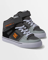 DC Pure Boys High Tops Shoes -Red/Heather Grey